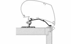 Thule Caravan Omnistor 6200 / 6300 / 9200 Markisenadapter Dachmontage 3,0 M -Campingzelte Verkaufsgeschäft 357764 2544071