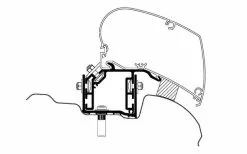 Thule Markisenadapter VW Crafter Ab Baujahr 2017 LHD (EU) -Campingzelte Verkaufsgeschäft 446172 3126407