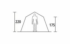 DWT Steilwandzelt Villa 6 -Campingzelte Verkaufsgeschäft 56252 114514