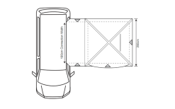 Outdoor Revolution Cayman Midi Air Vorzelt Low 180 Bis 210 Cm -Campingzelte Verkaufsgeschäft 633247 4431471