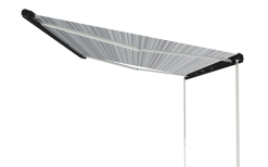 Fiamma F80s Ducato 320 Markise Gehäusefarbe Deep Black Tuchfarbe Royal Grey 320 Cm