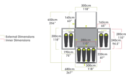 Zempire Pro III V2 -Campingzelte Verkaufsgeschäft 747746 5004233