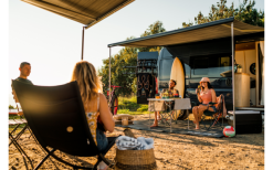 Fiamma F80s 290 Markise Gehäusefarbe Deep Black Tuchfarbe Royal Grey 290 Cm -Campingzelte Verkaufsgeschäft 822749 5315318